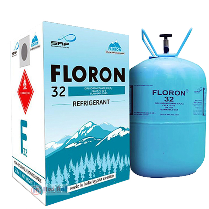 Gas lạnh R32 (Ấn độ) 9.5kg/bình Floron